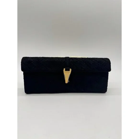 JW PEI Zaria woven suede women's clutch shoulder bag - Black - Picture 11 of 12